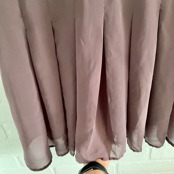 RVCA Blouse Coquette Darling Boho chocolate brown lace short sleeve M - Picture 8 of 12